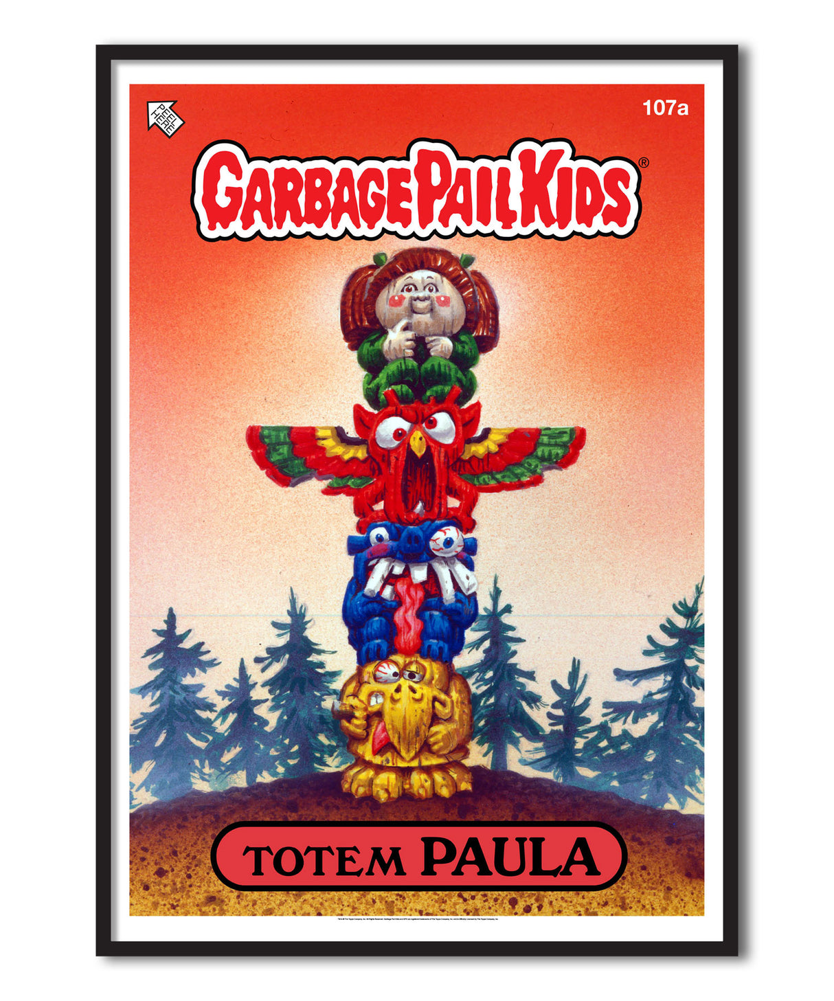 Garbage Pail Kids - Totem Paula Poster