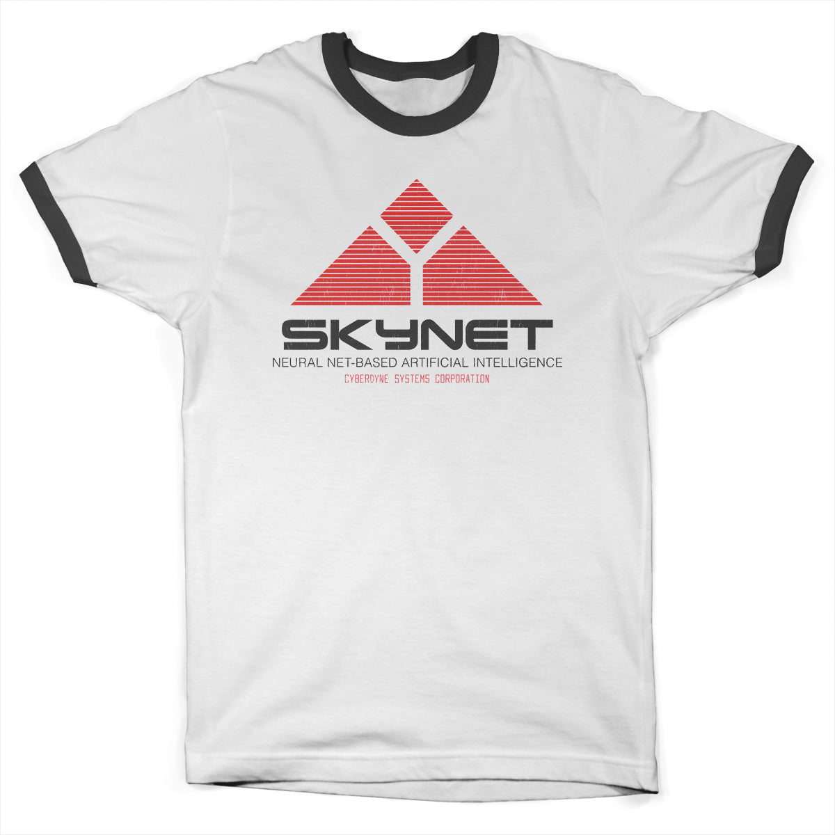Skynet Washed Vintage Ringer Tee