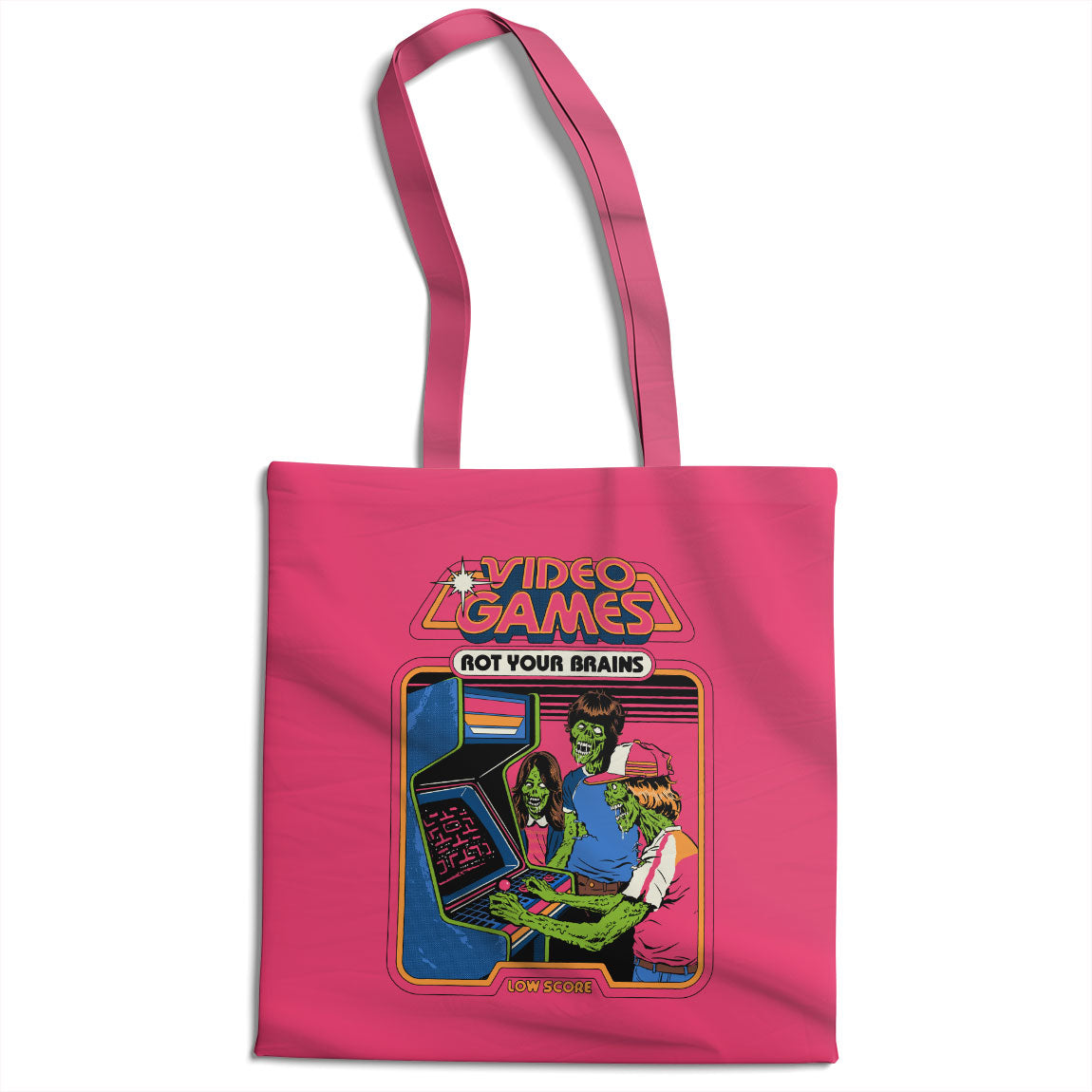 Video Games Rot Your Brain Tote Bag