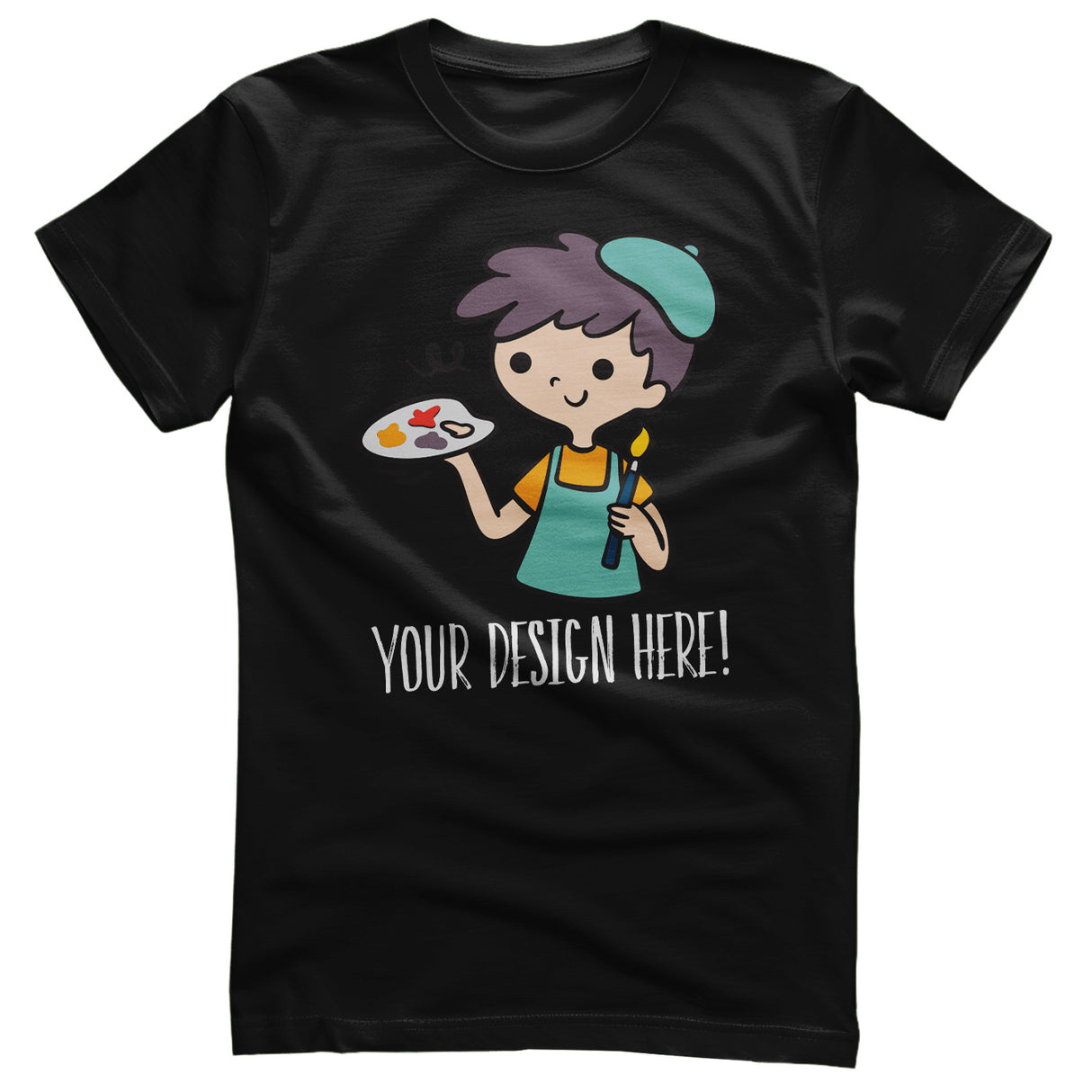 Design Your Own T-Shirt - Black