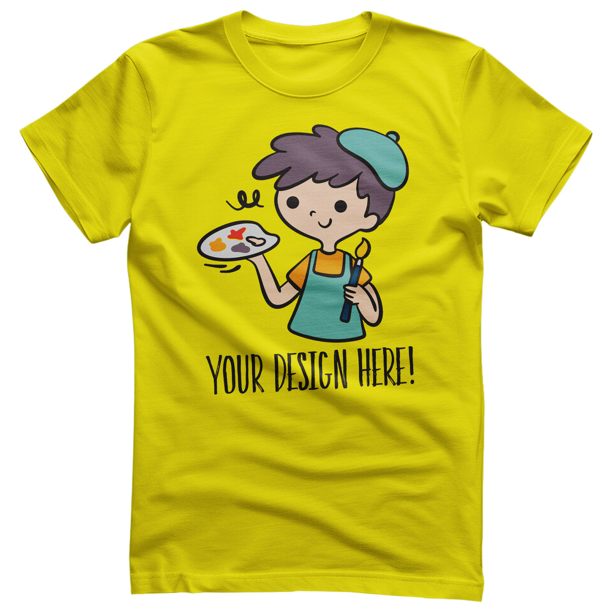 Design Your Own T-Shirt - Yellow