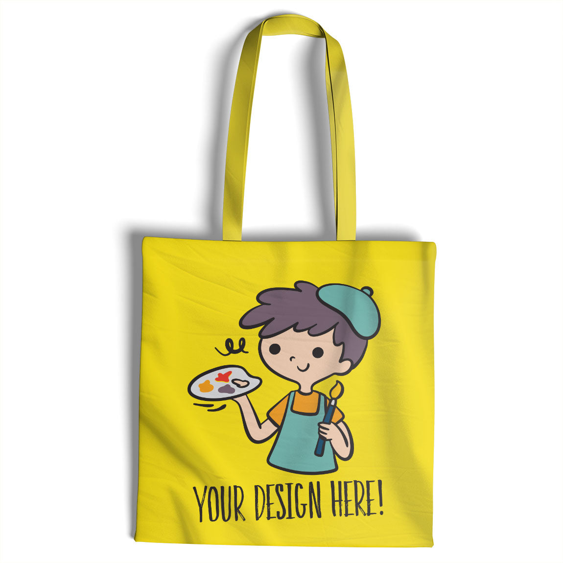Design Your Own Tote Bag - Yellow