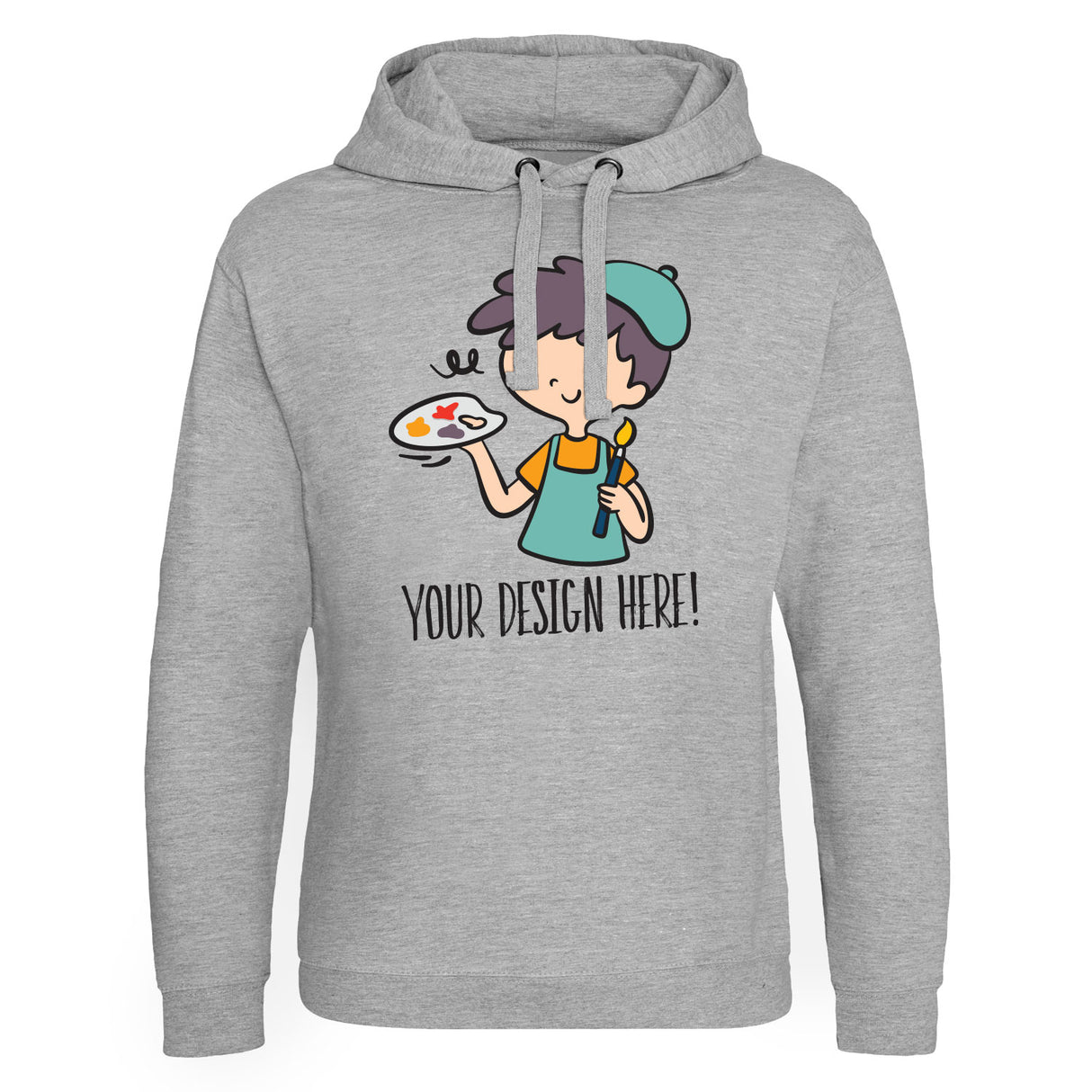Design Your Own Epic Hoodie - Heather Grey