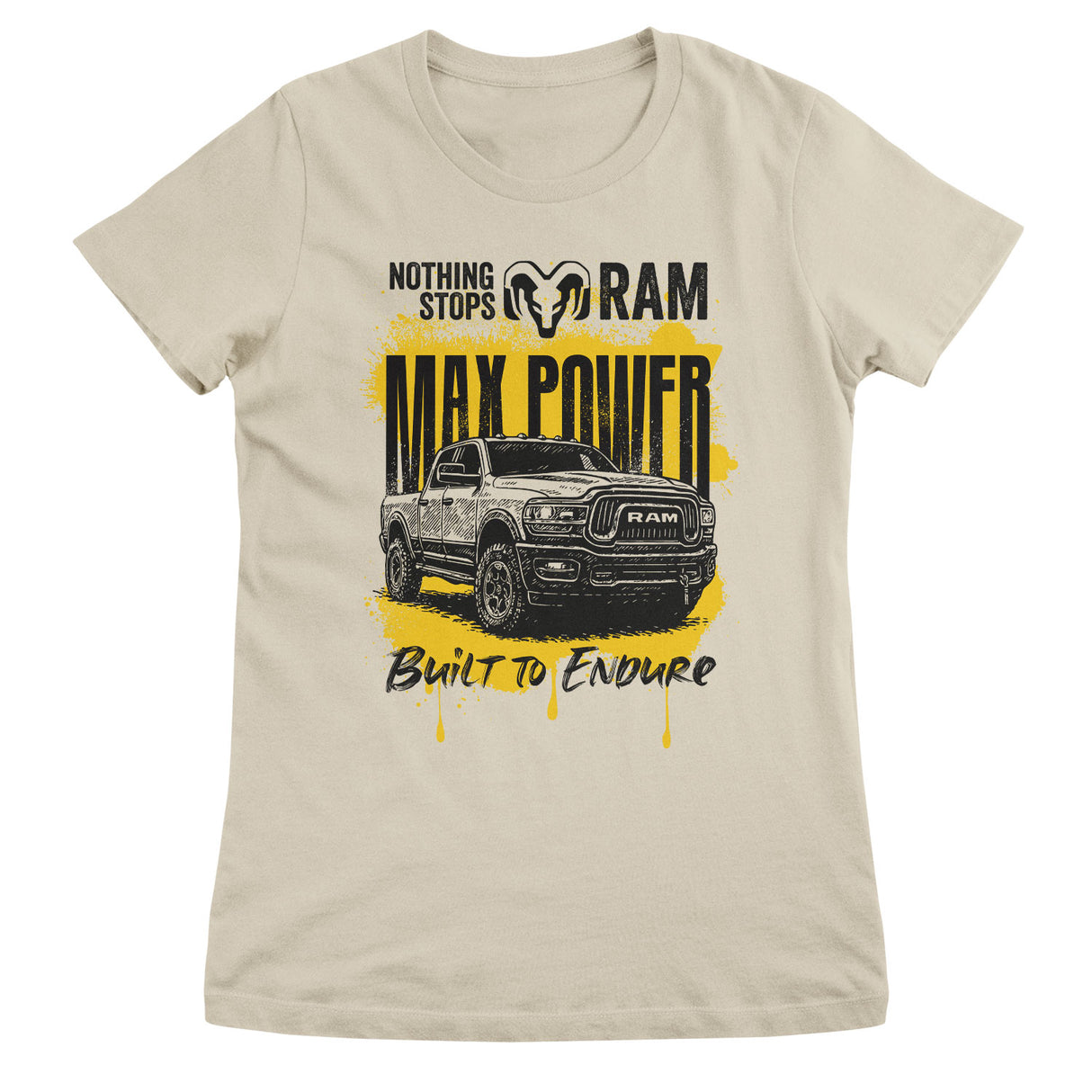 RAM Trucks - Built To Endure Girly Tee