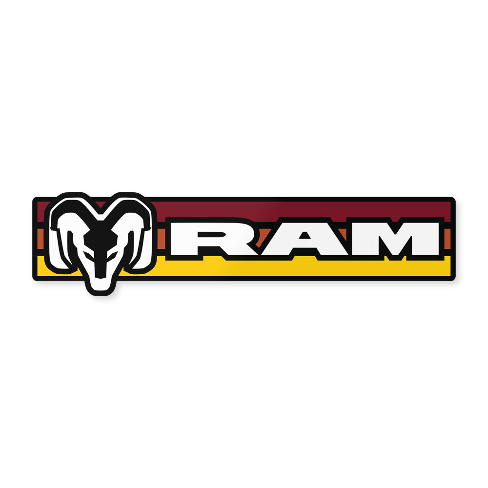 RAM Trucks Retro Logo Sticker