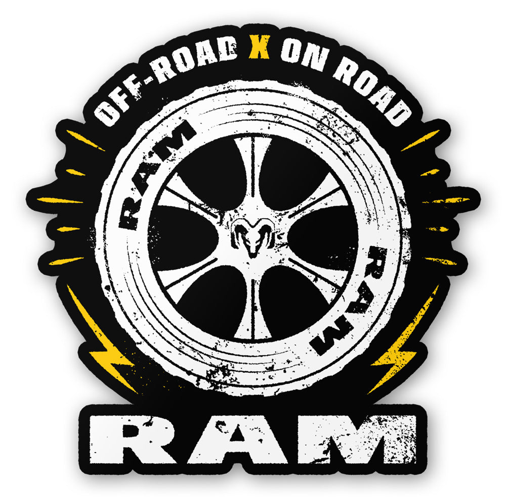 RAM Off-Road X On Road Sticker