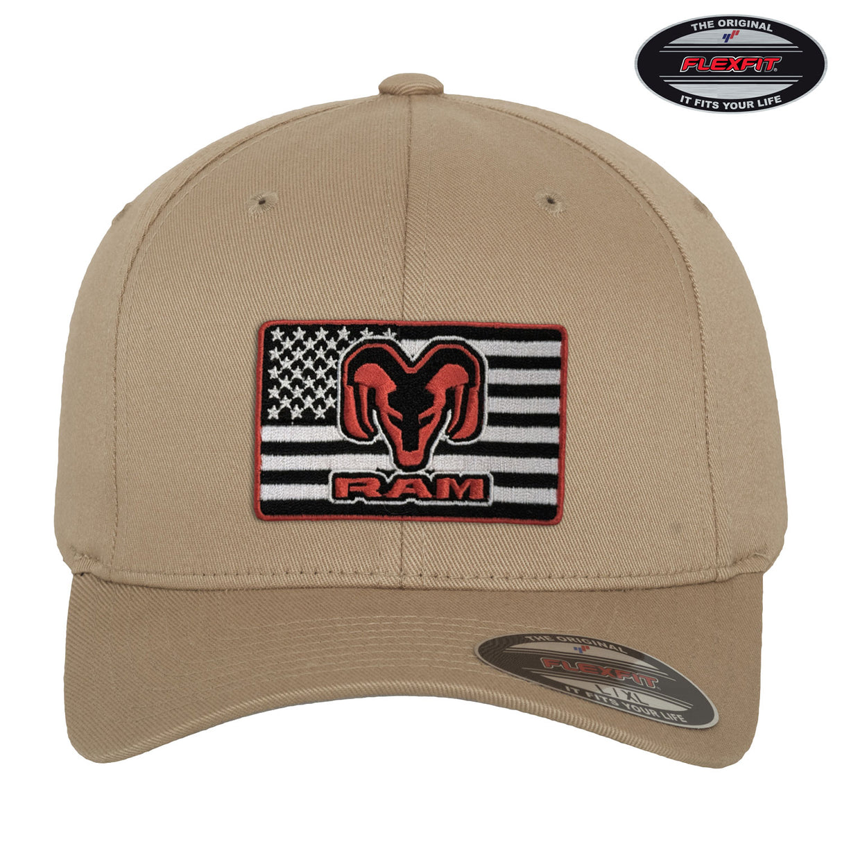 RAM Trucks Flag Patch Baseball Cap