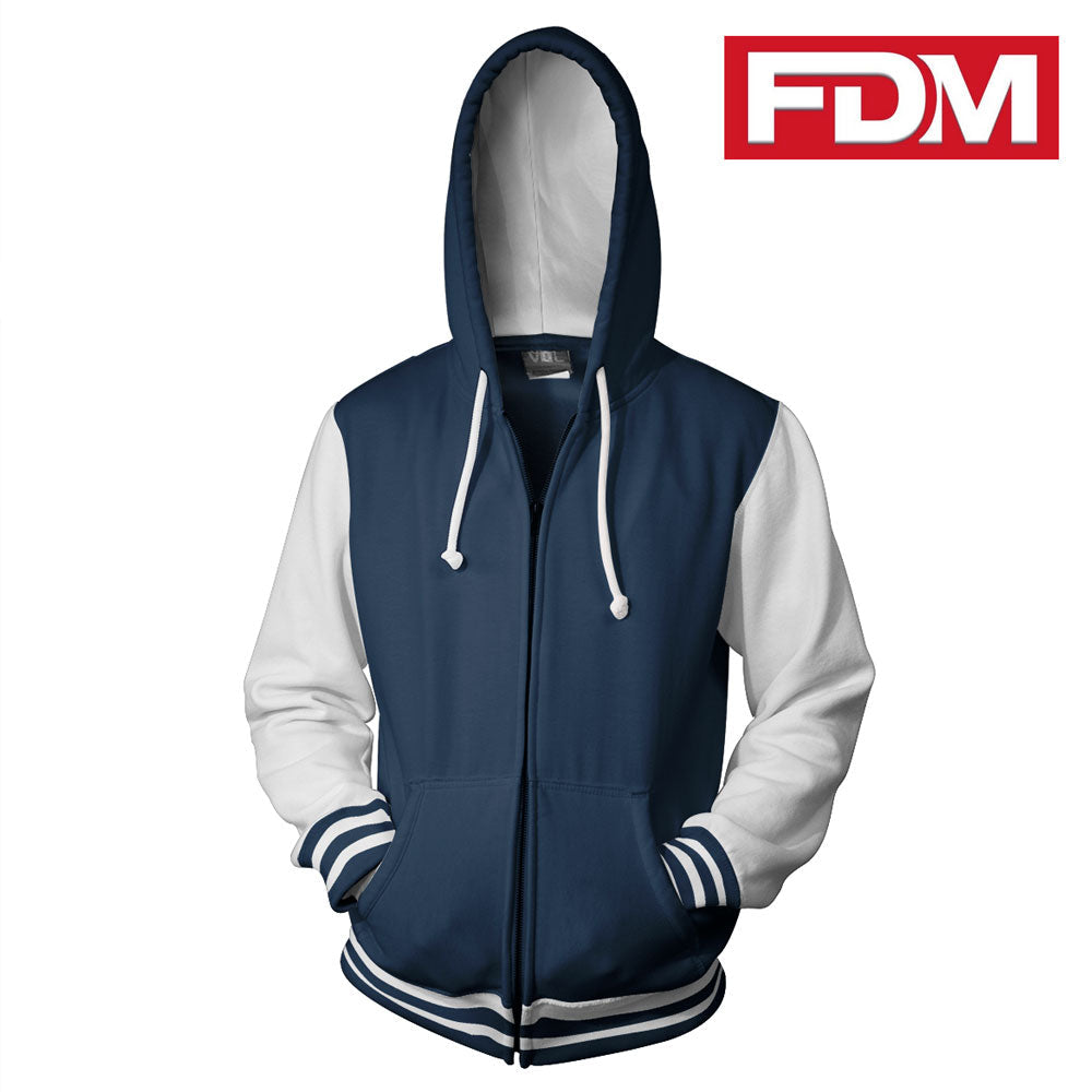 FDM Varsity Zip Varsity Hoodie