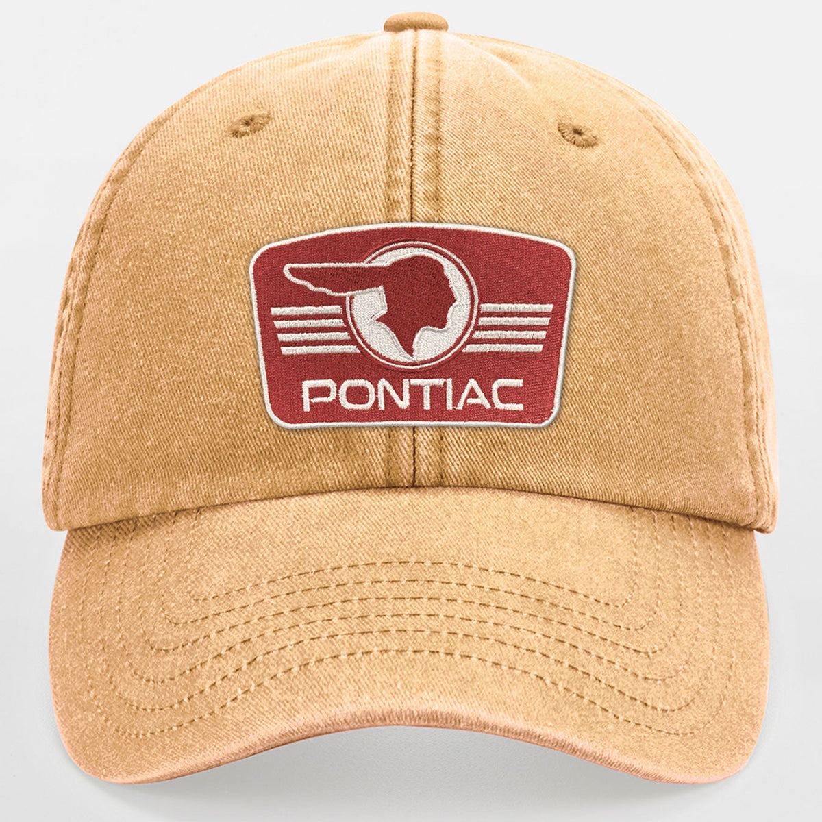 Pontiac Retro Logo Patch Vintage Low Profile Cap
