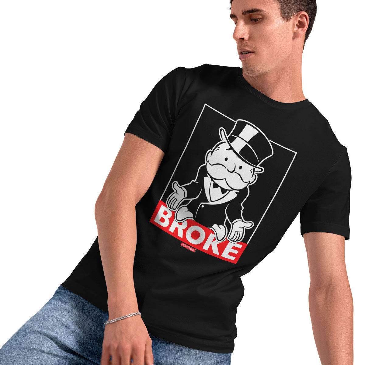 Mr Monopoly - BROKE T-Shirt