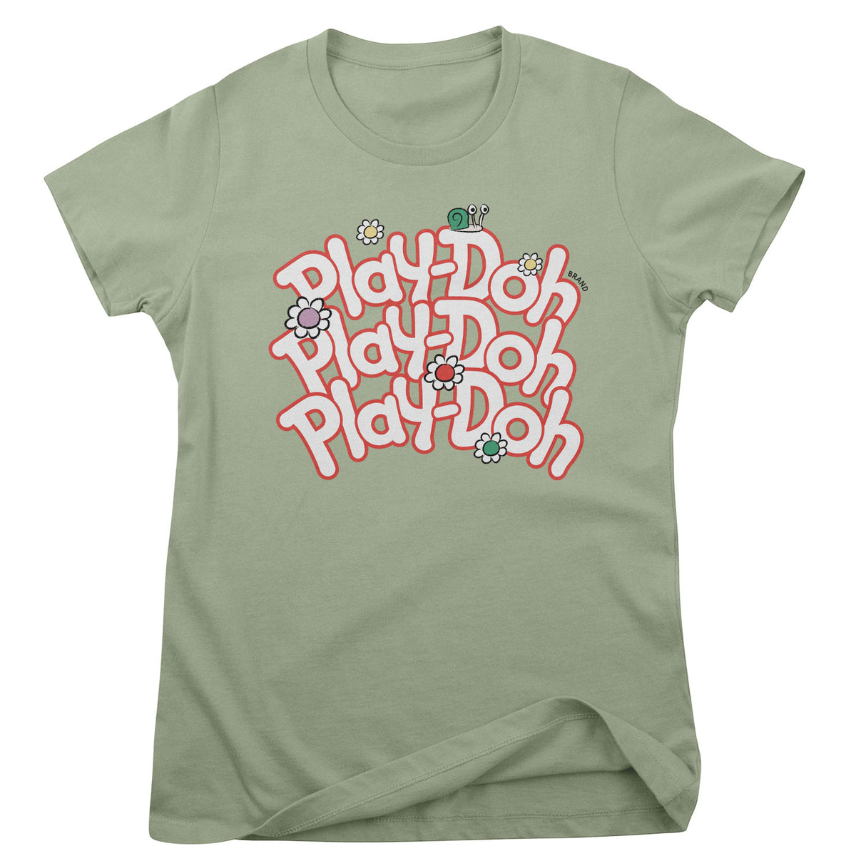 Stacked Play-Doh Girly Tee