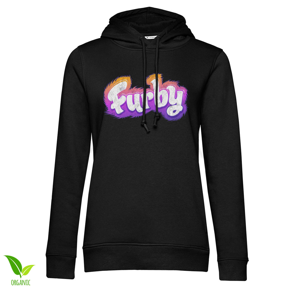 Furby Washed Logotype Girly Hoodie