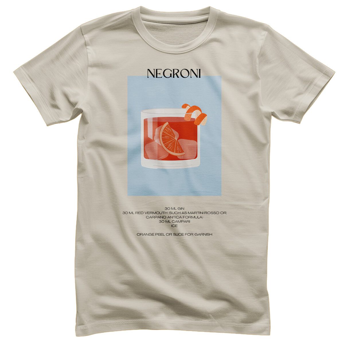 Negroni - Coctail Recipe T-Shirt