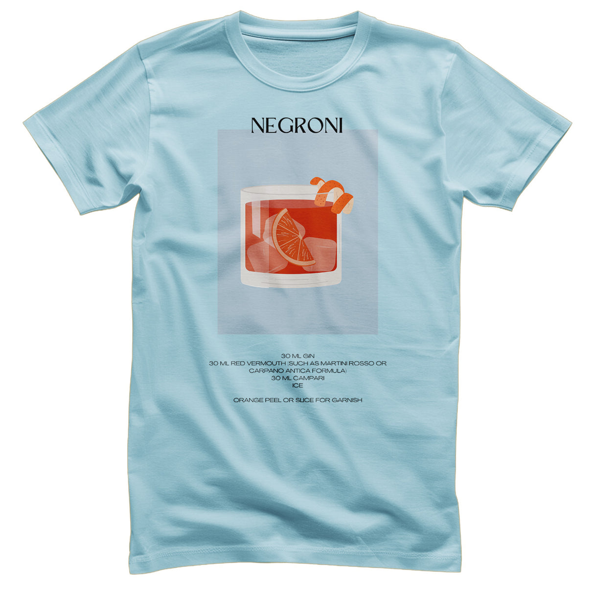 Negroni - Coctail Recipe T-Shirt