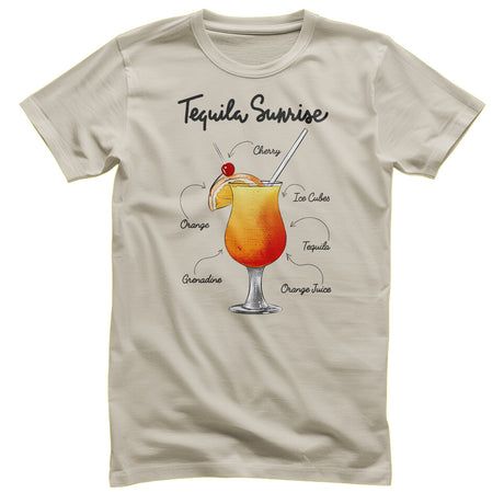 Tequila Sunrise - Ingredients T-Shirt