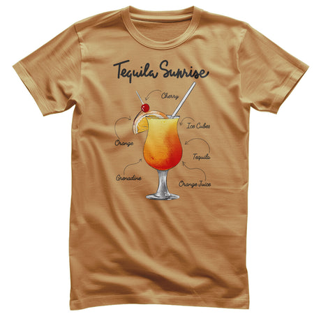 Tequila Sunrise - Ingredients T-Shirt