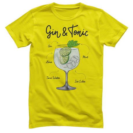 Gin & Tonic - Ingredients T-Shirt