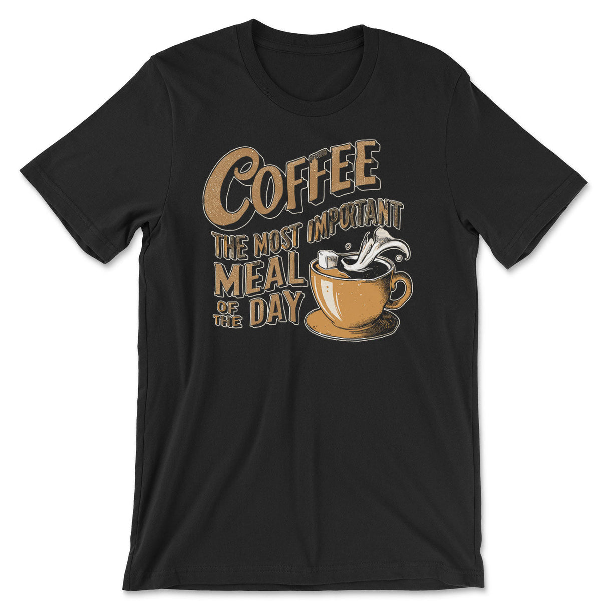 Coffee - The Most Important Meal Distressed Tee