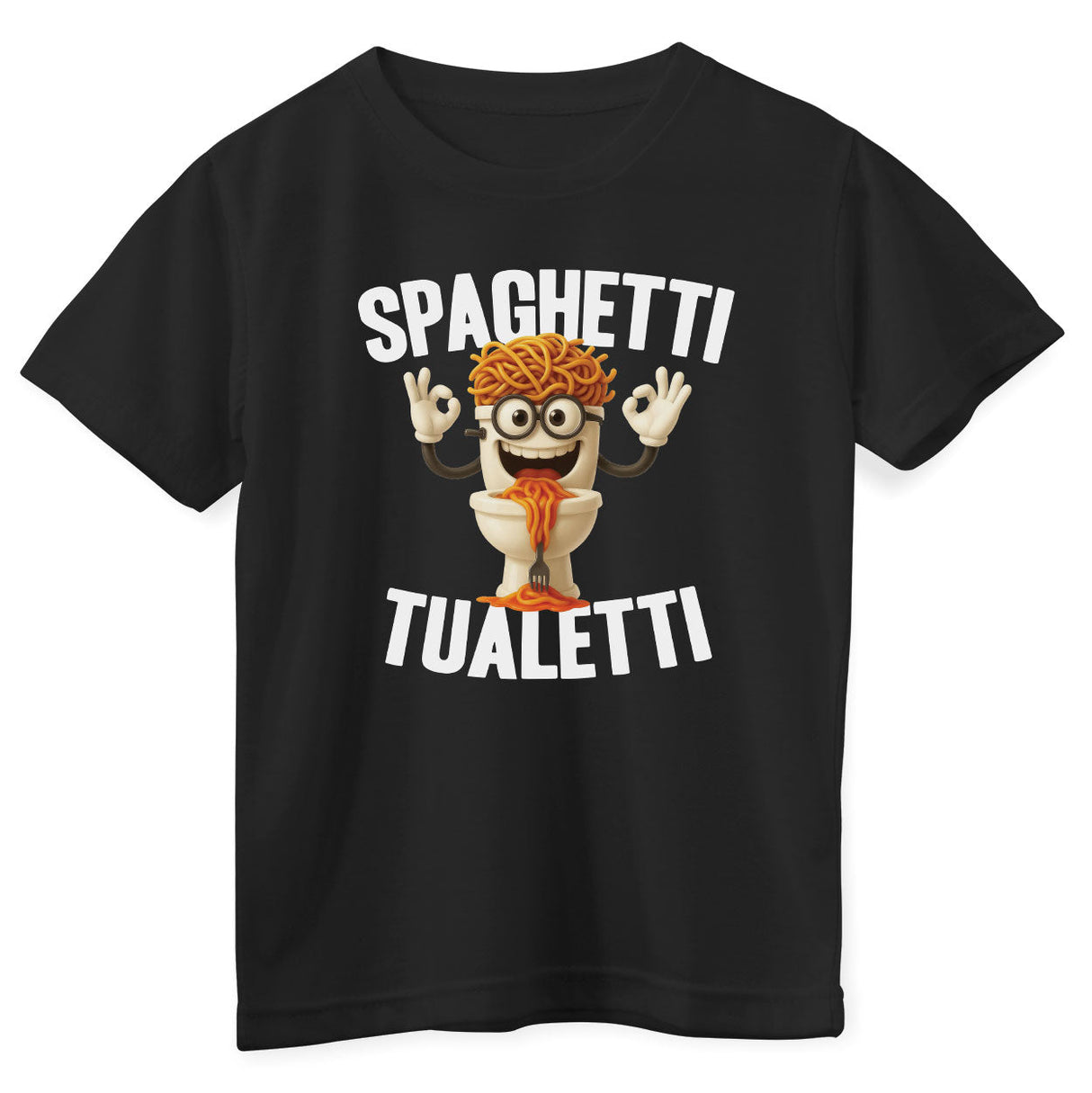 Spaghetti Tualetti Kids Tee