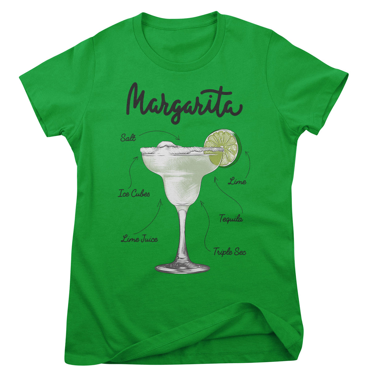 Margarita - Ingredients Girly Tee