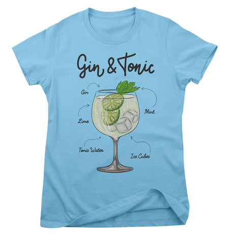 Gin & Tonic - Ingredients Girly Tee