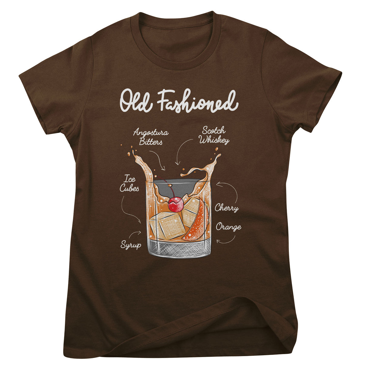 Old Fashioned - Ingredients Girly Tee