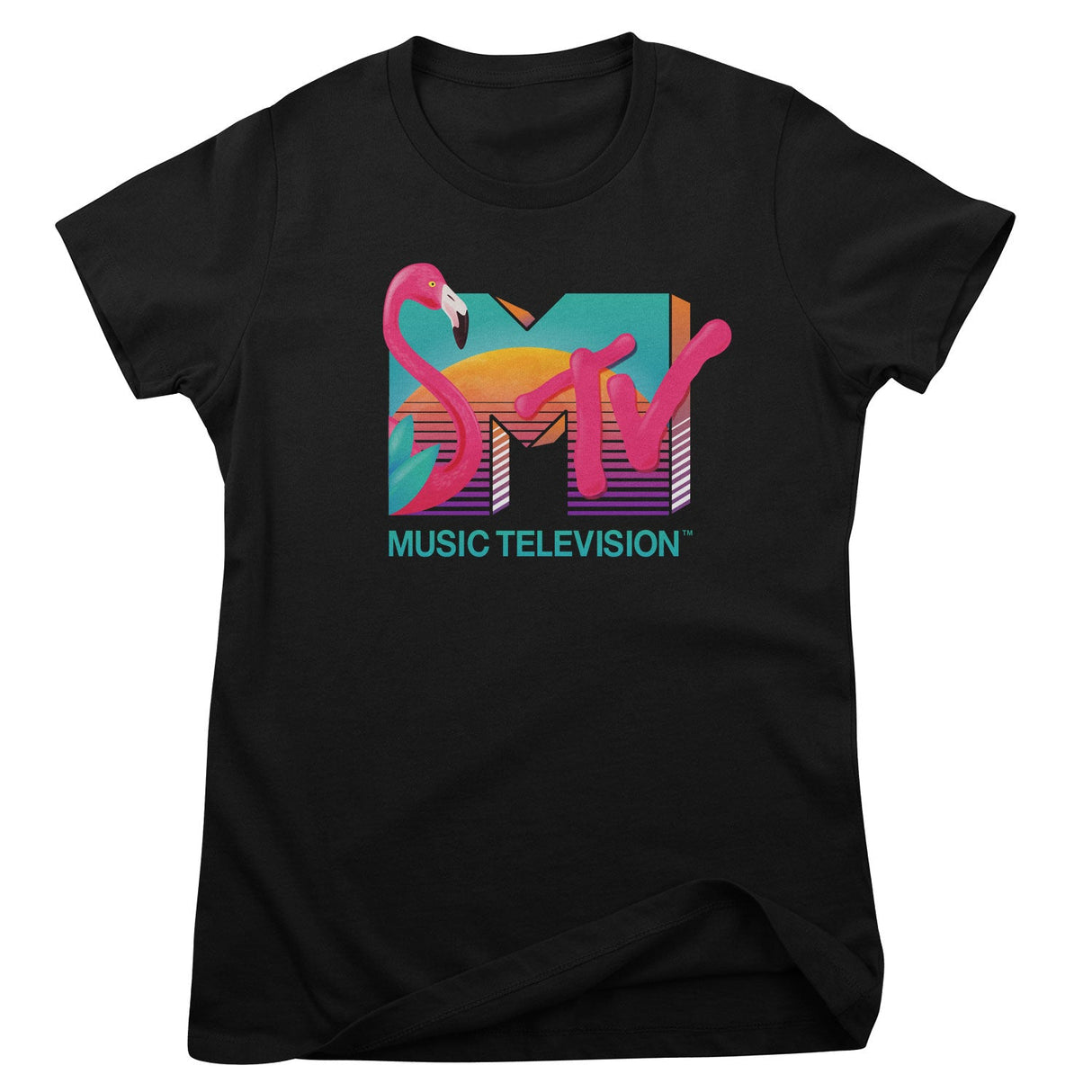 MTV - Tropical Flamingo Girly Tee