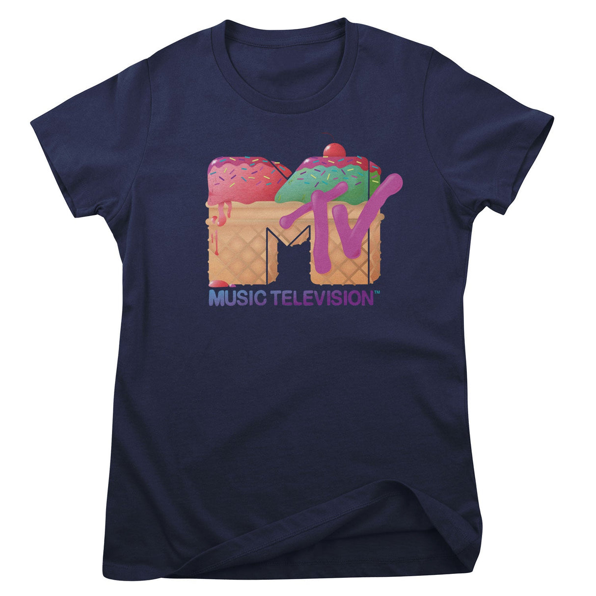 MTV Ice Cream Logo Girly Tee