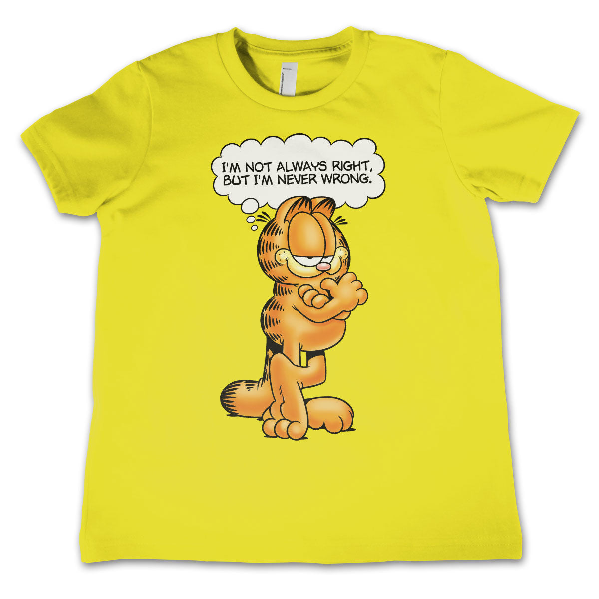 Garfield - Never Wrong Kids Tee
