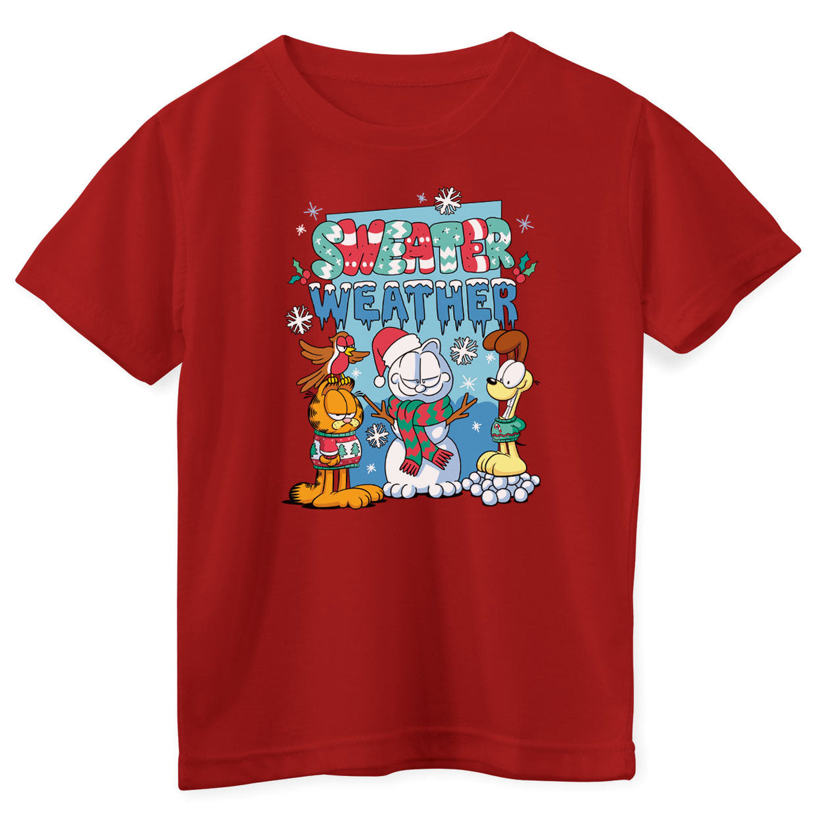Garfield - Sweater Weather Kids Tee