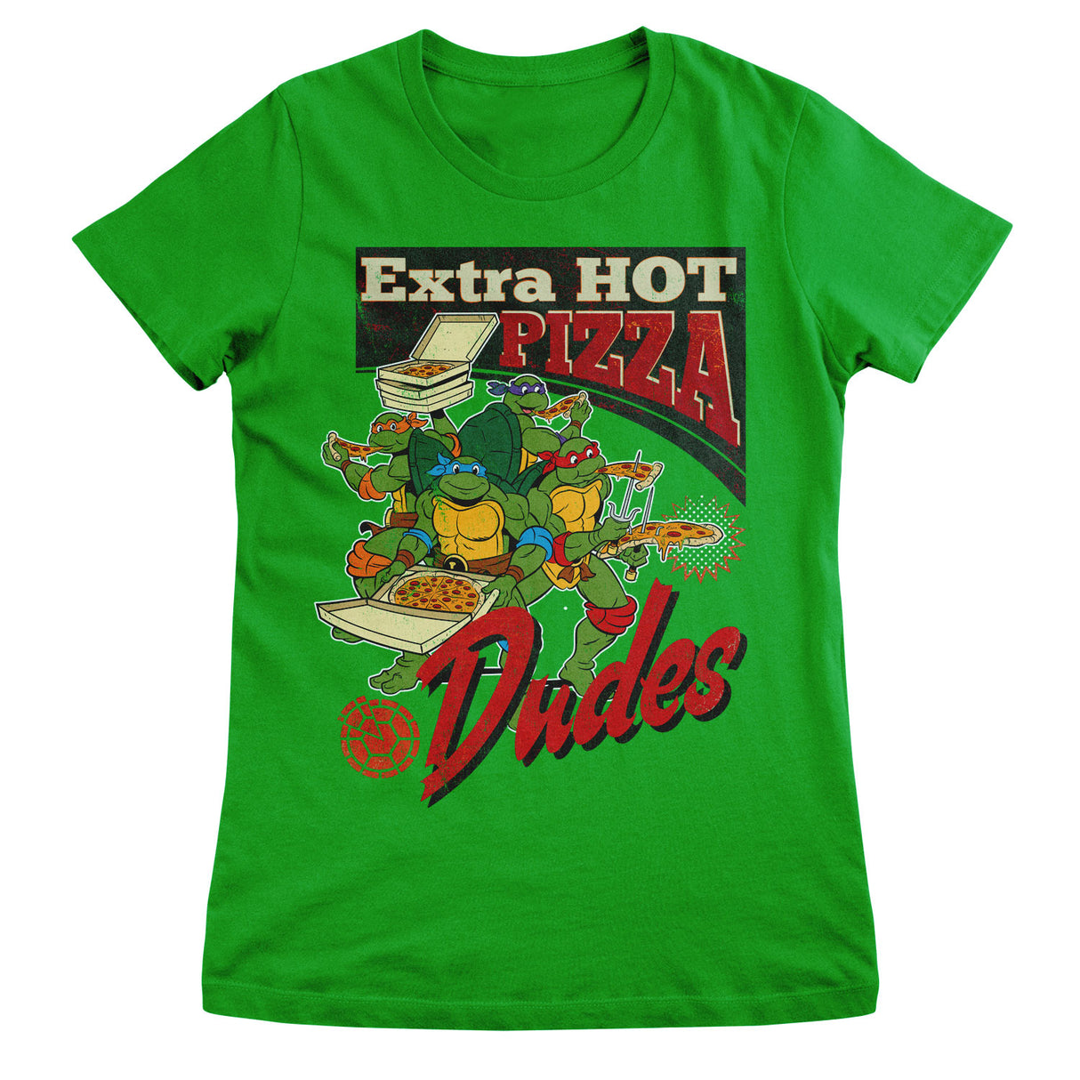 Extra Hot Pizza Dudes Girly Tee