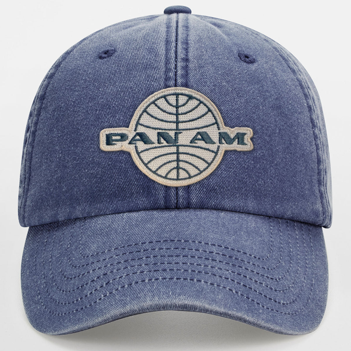 Pan-Am Retro Logo Patch Vintage Low Profile Cap