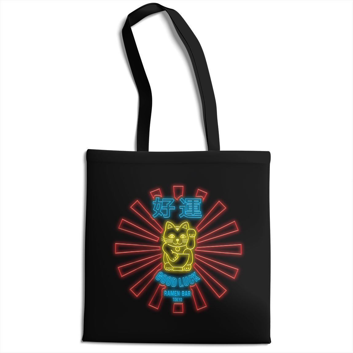 TORC - Lucky Cat NEON Tote Bag