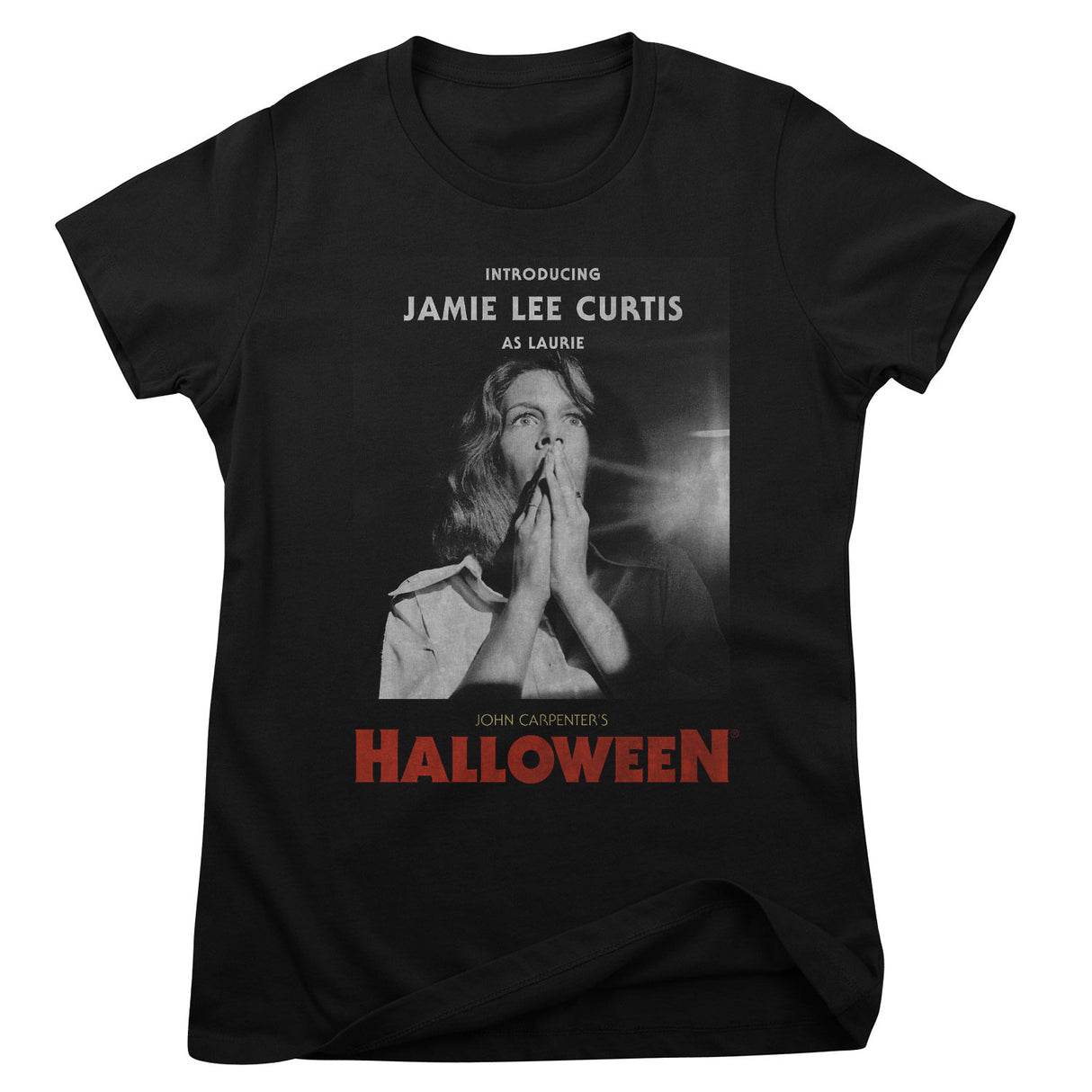 Jamie Lee Curtis In Halloween Girly Tee