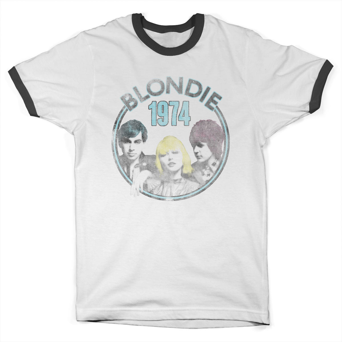 Blondie - Circular 1974 Ringer Tee
