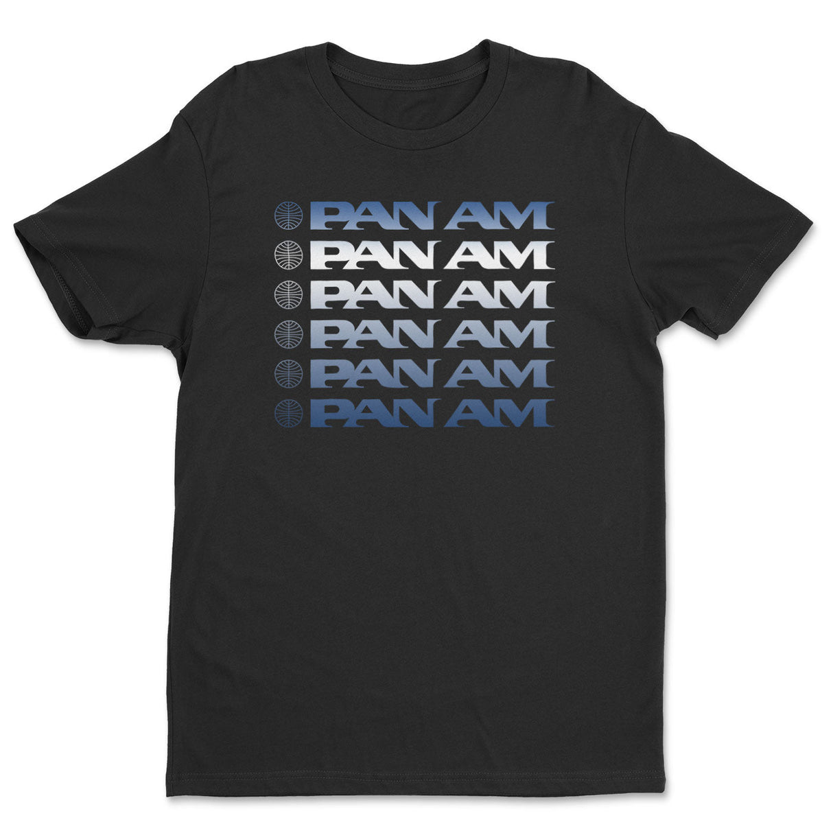 Pan-Am Stacked Logos T-Shirt