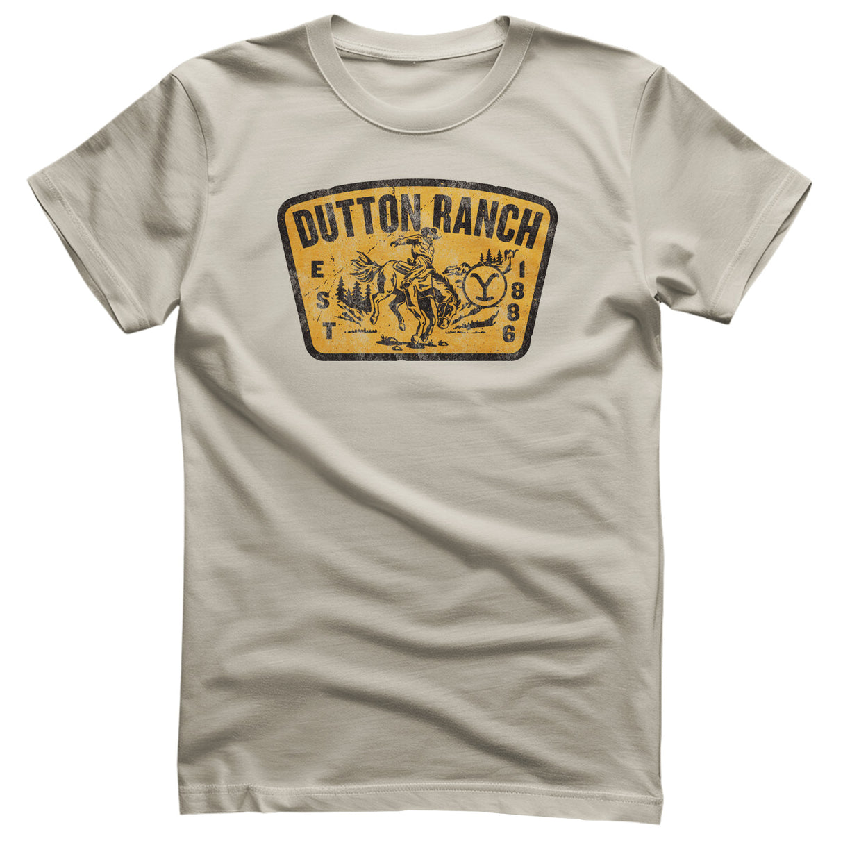 Yellowstone - Washed Dutton Ranch Patch T-Shirt
