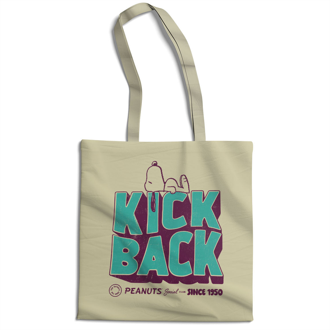 Peanuts - Kick Back Social Club Tote Bag