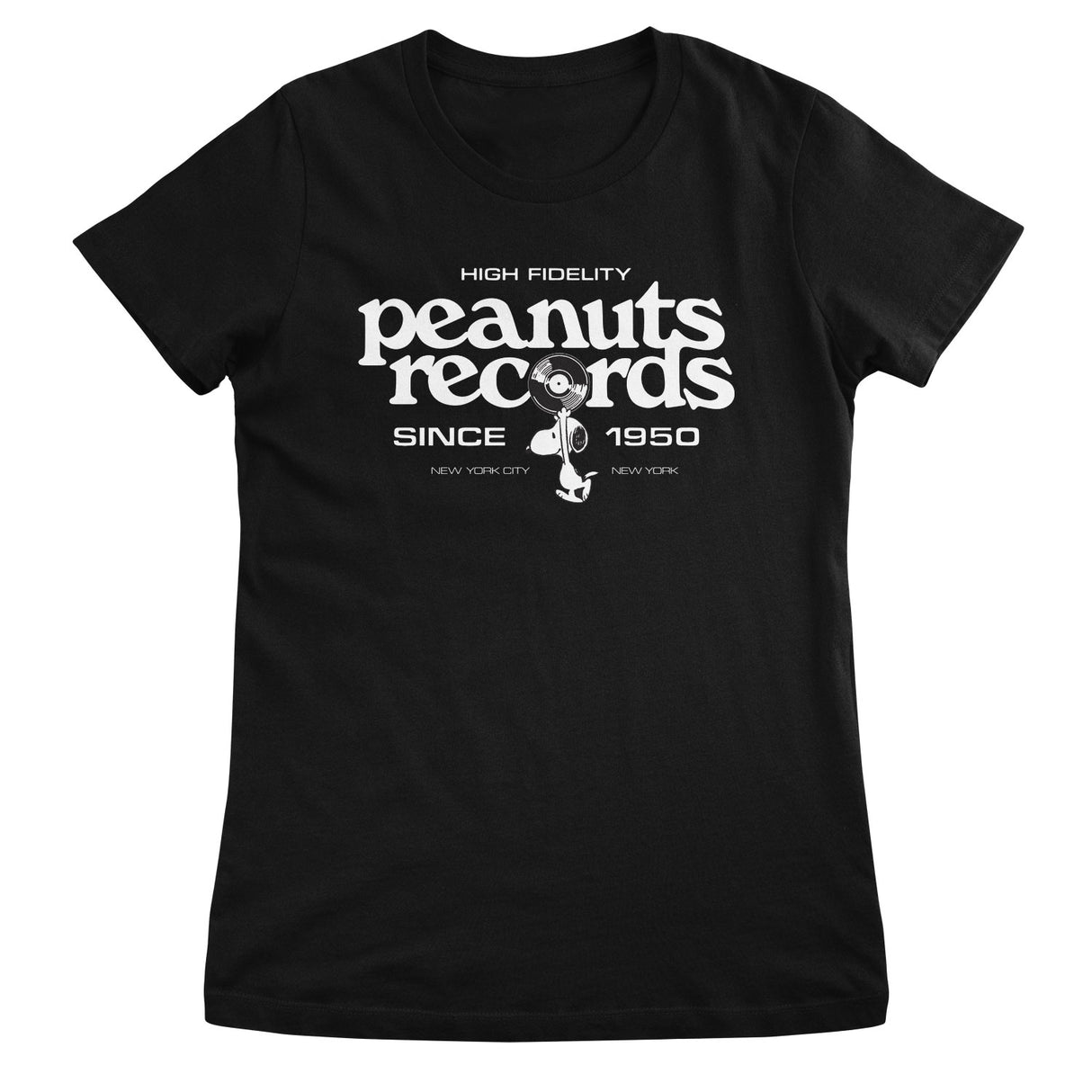 Peanuts Records Since 1950 Girly Tee