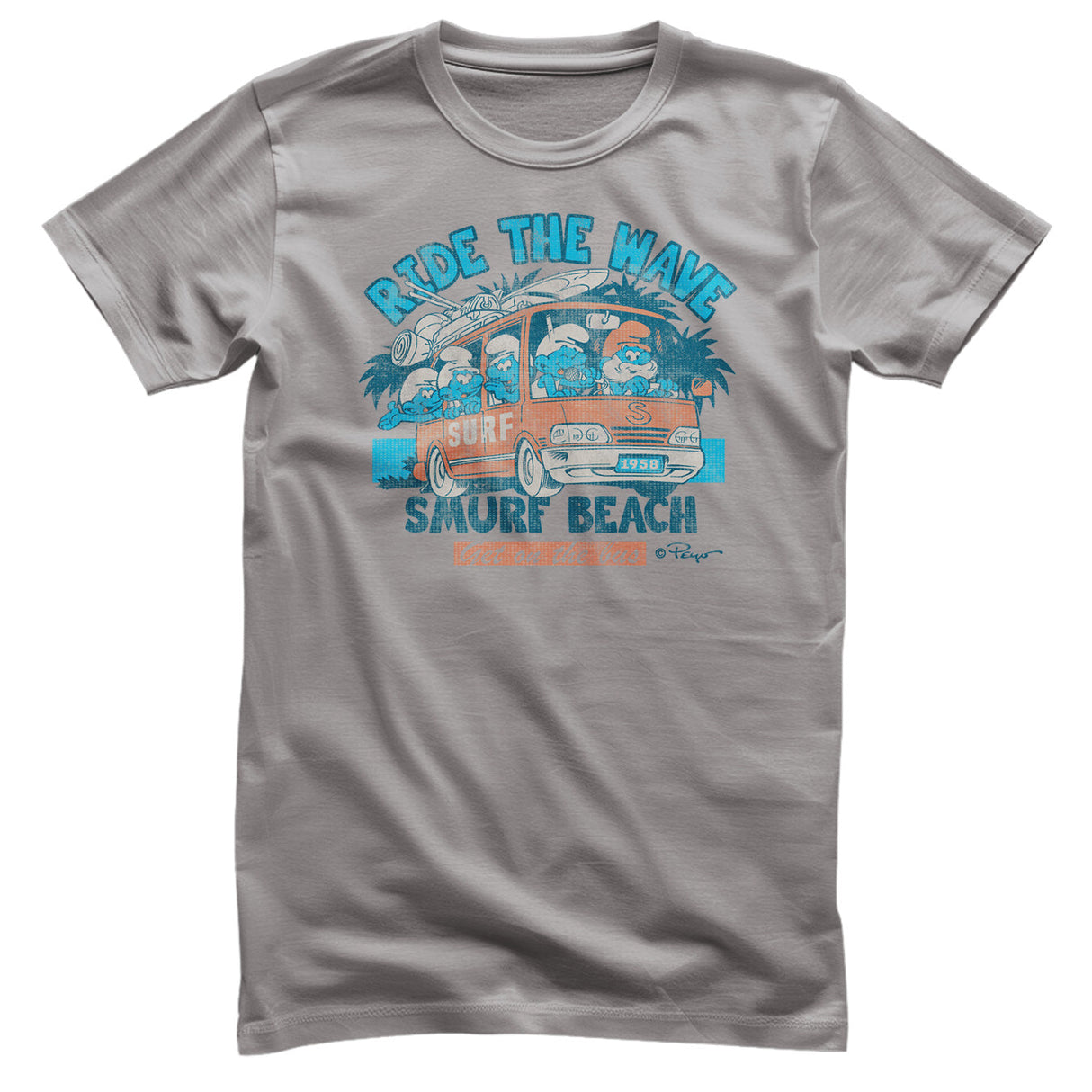 Ride The Wave - Smurf Beach T-Shirt