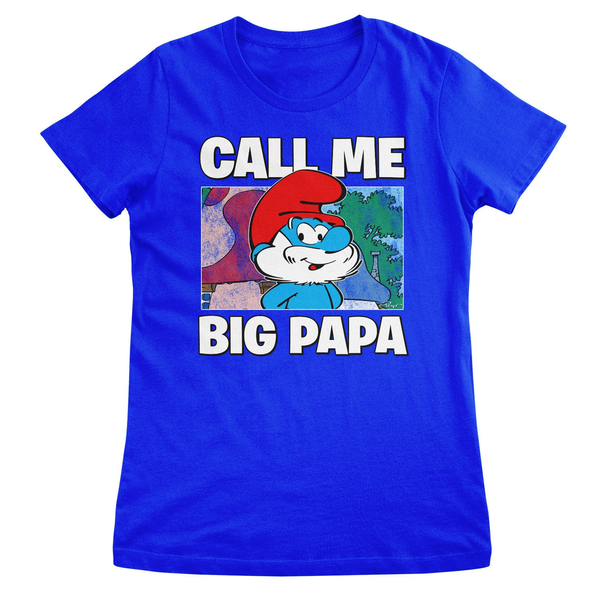 Smurfs - Call Me Big Papa Girly Tee