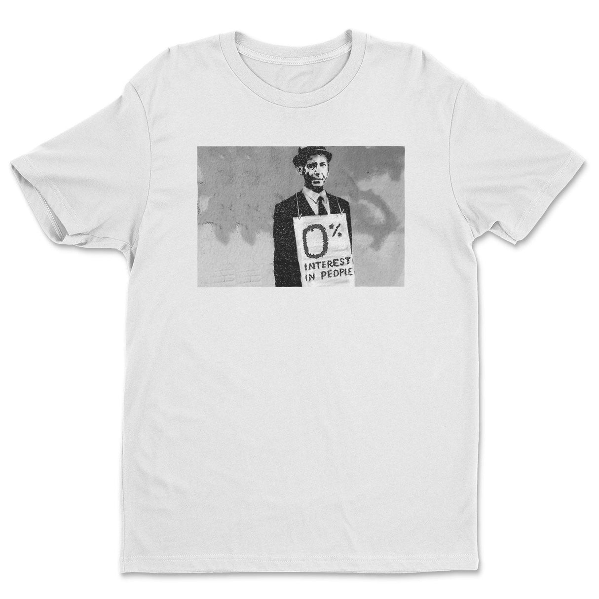 Banksy - 0% Interest In People Tee