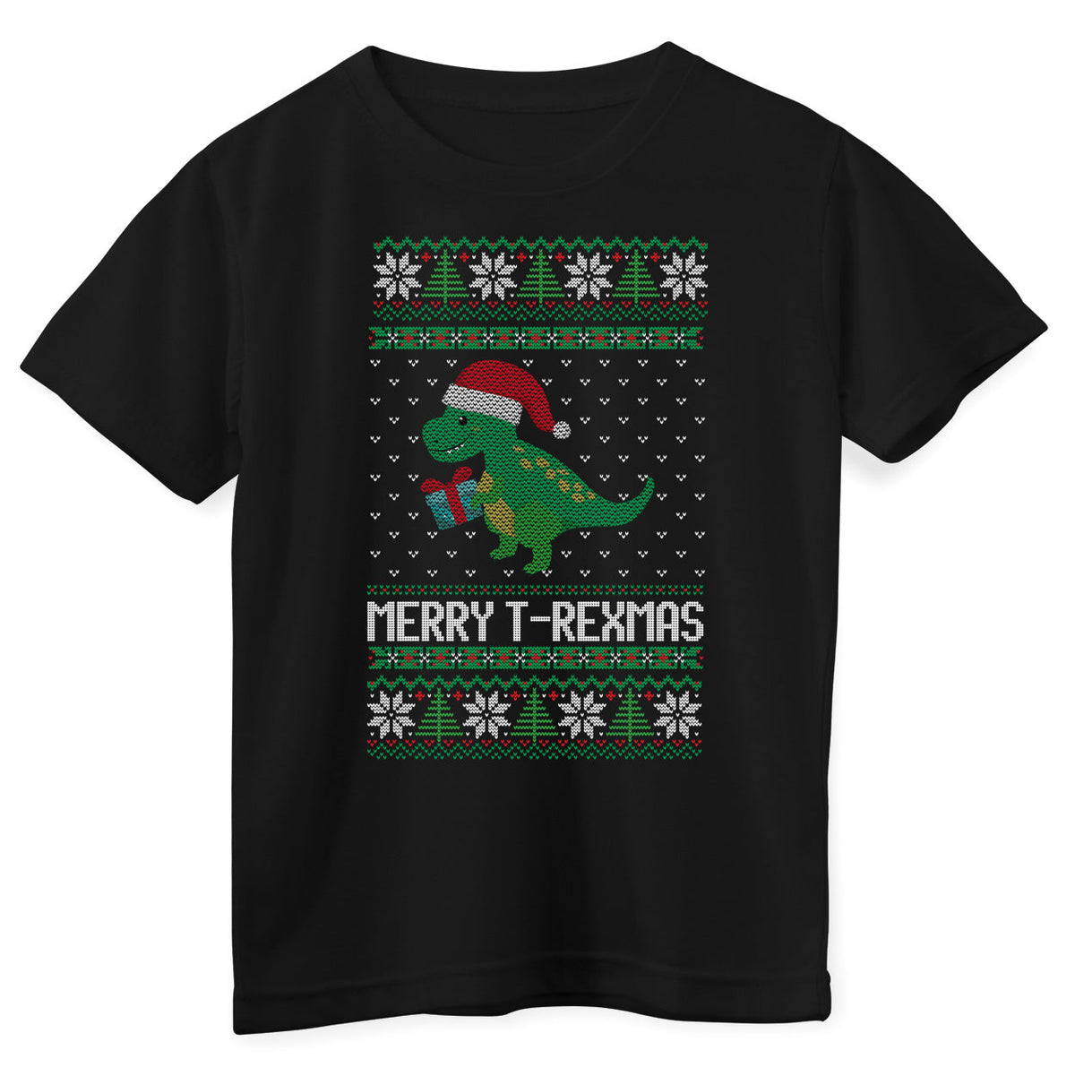 Merry T-Rexmas Kids Tee