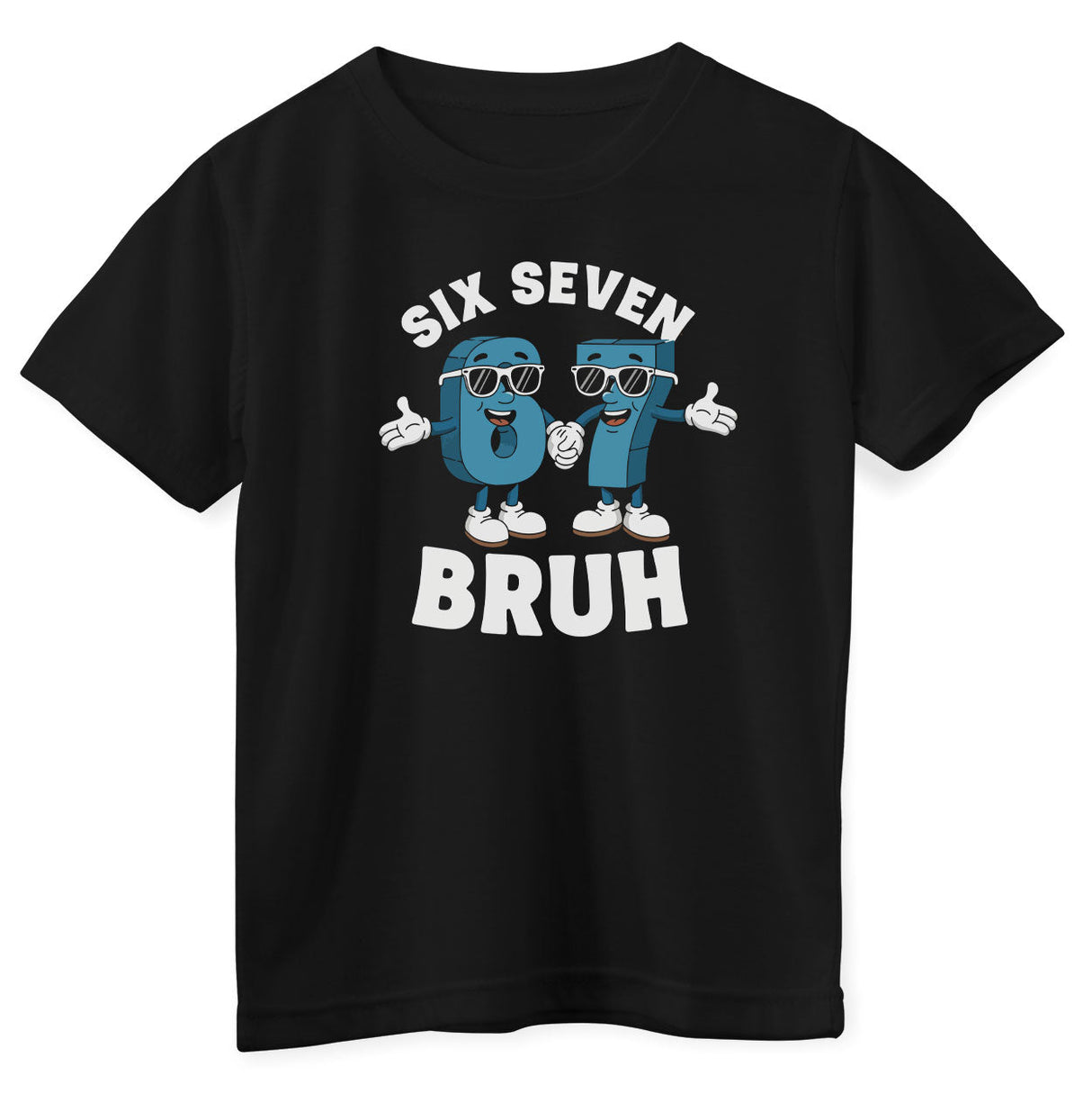 Six Seven Cool Cartoons Kids Tee