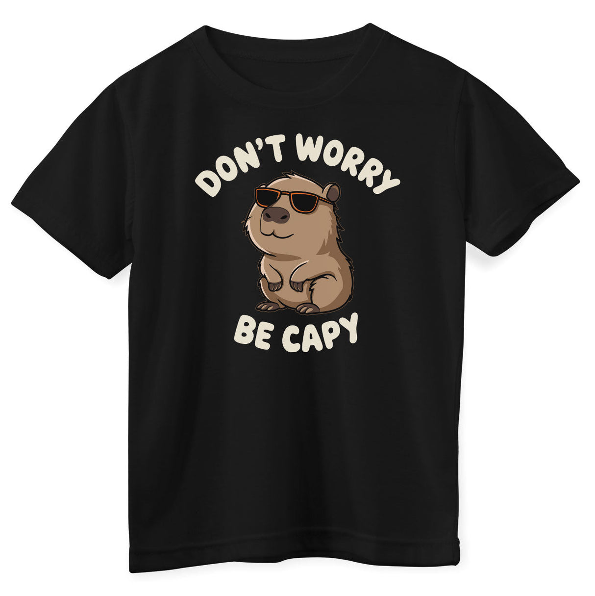 Don't Worry - Be Capy Kids Tee