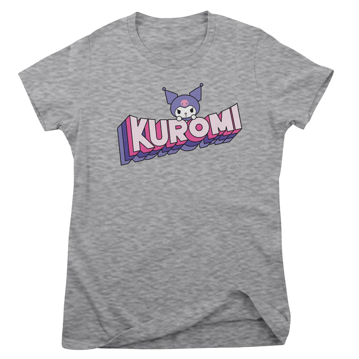 Kuromi Retro Pop Logo Girly Tee