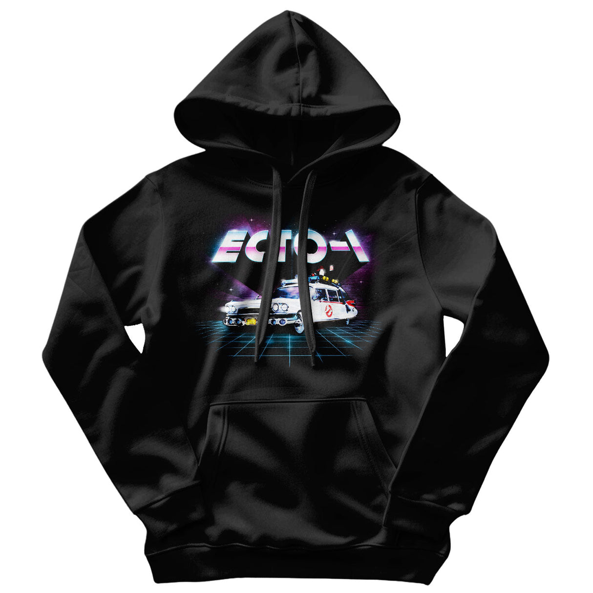 ECTO-1 80's Neon Grid Hoodie