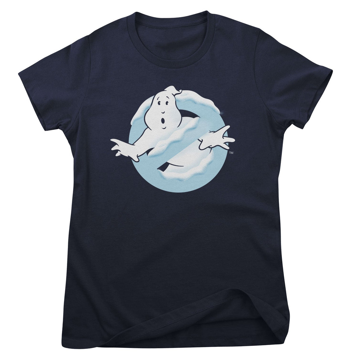 Ghostbusters Winter & Snow Logo Girly Tee