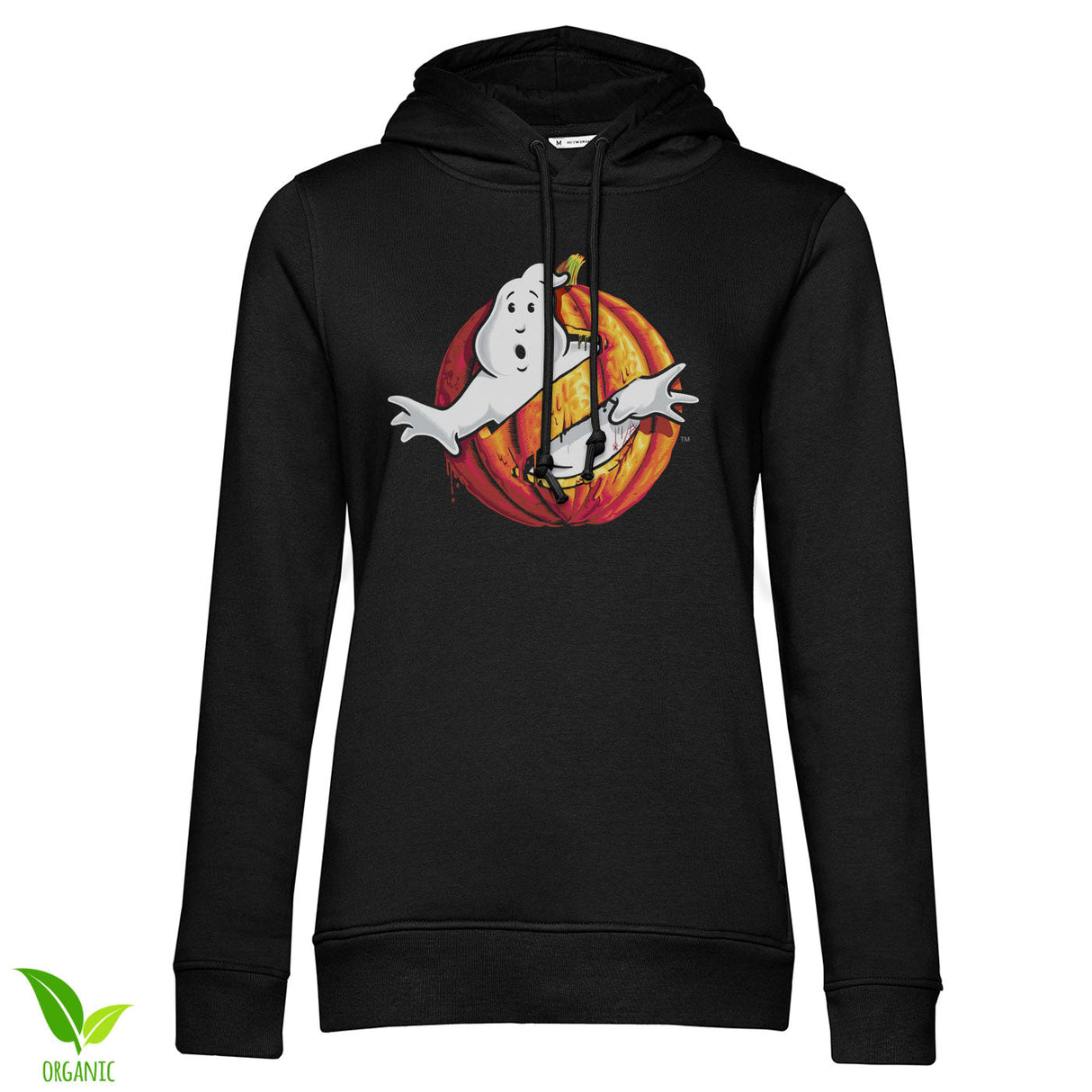 Ghostbusters Halloween Pumpkin Logo Girly Hoodie