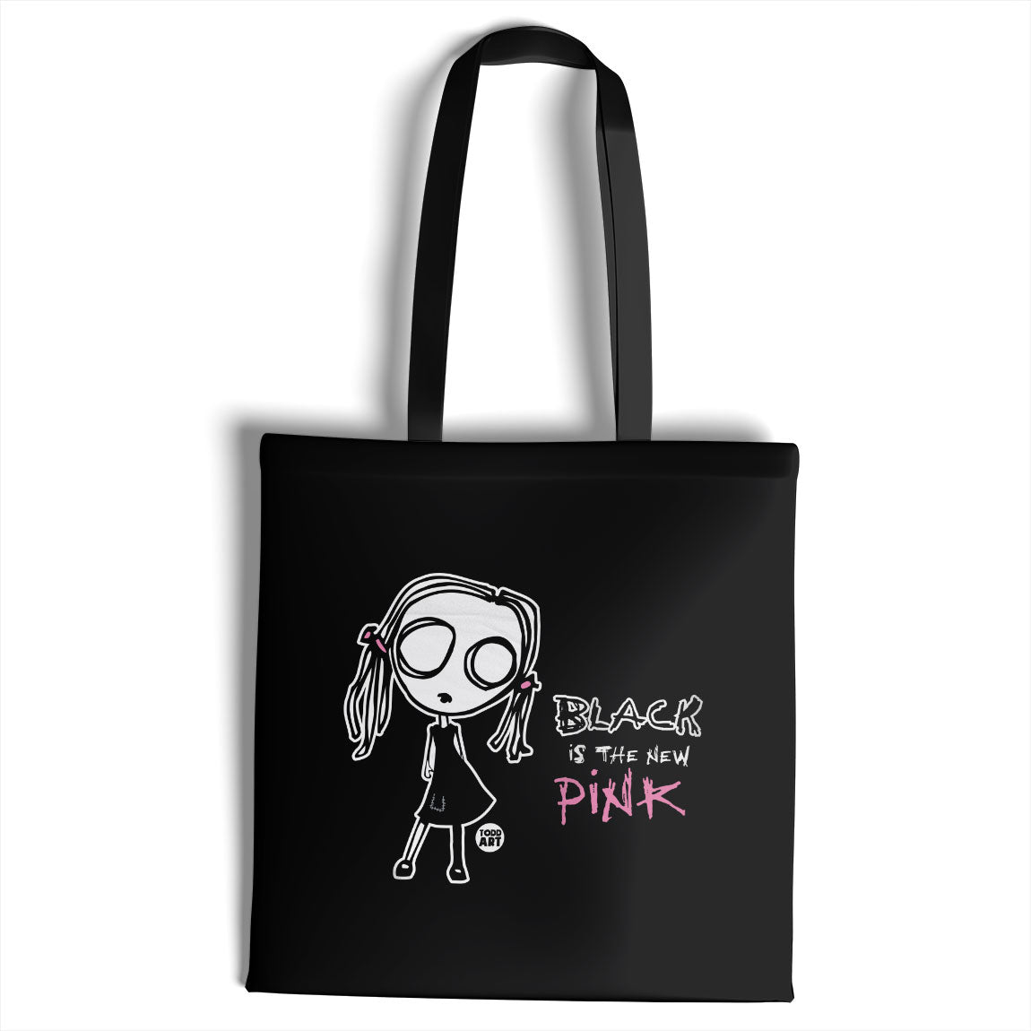 Black Is The New Pink - ToddArt Tote Bag